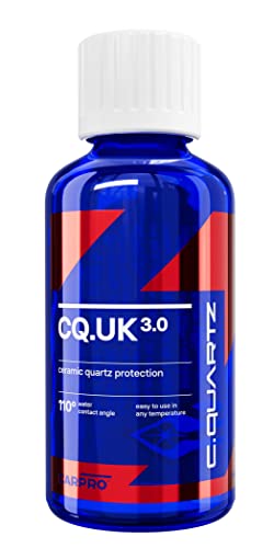 CARPRO CQUARTZ UK 3.0_30ml Kit - Ceramic Coating Finish, Quartz Based Nanotechnology, Bonds to Paint, Glass, Metal and Plastic