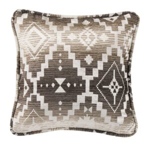 paseo road by hiend accents | chalet aztec decorative throw pillow, 18x18 inch, southwestern rustic cabin lodge style luxury bedding