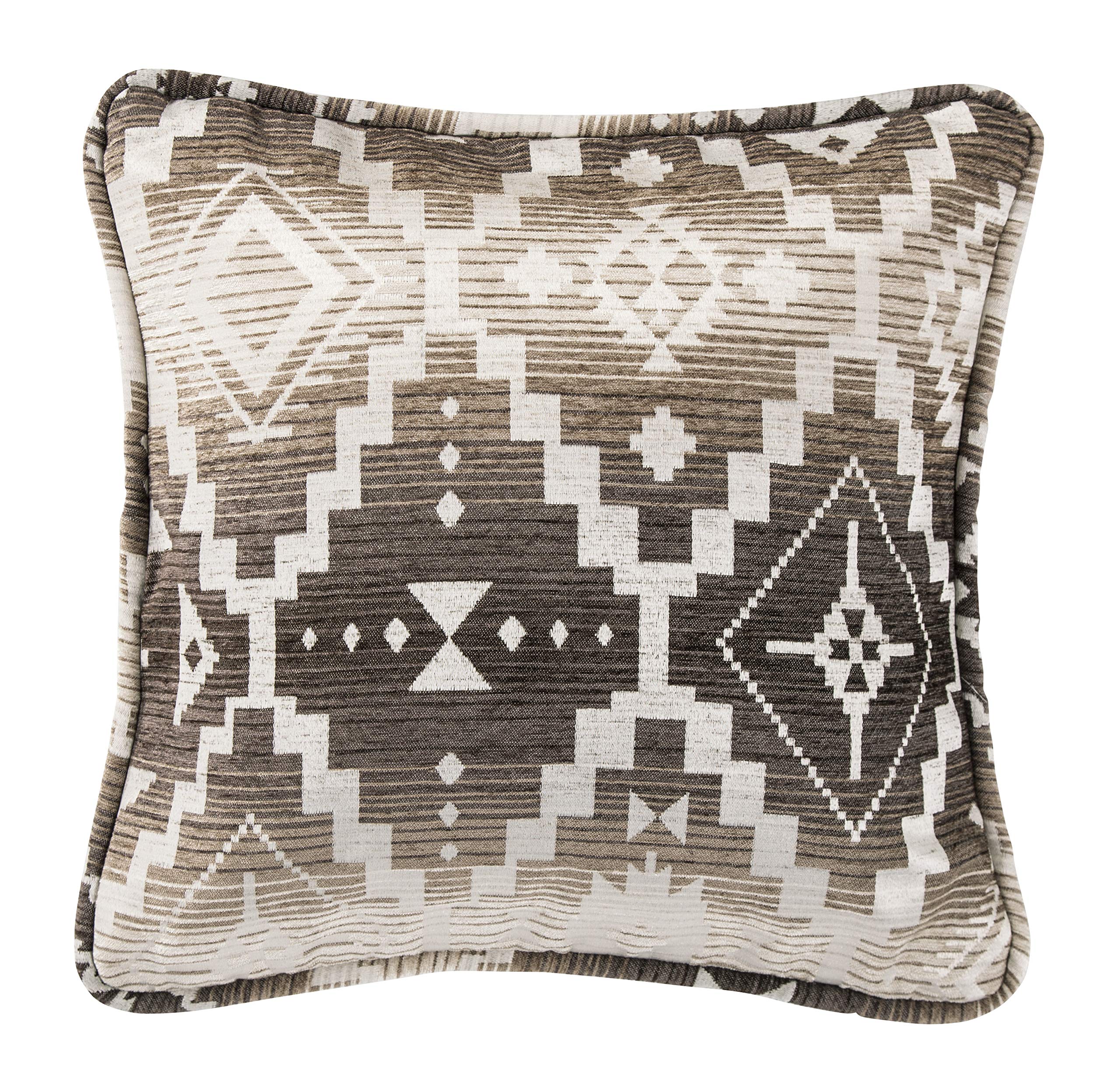 Paseo Road by HiEnd Accents | Chalet Aztec Decorative Throw Pillow, 18x18 inch, Southwestern Rustic Cabin Lodge Style Luxury Bedding