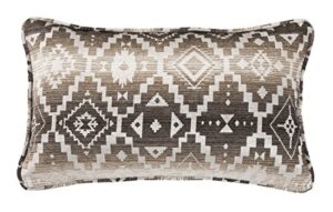 paseo road by hiend accents | chalet aztec decorative pillow, 34x21 inch, modern southwestern rustic style luxury bedding, decorative throw pillow