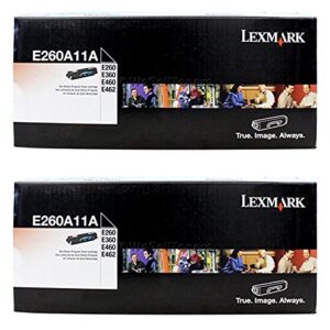 Lexmark E260A11A Return Program Toner Cartridge 2-Pack for E260, E360, E462