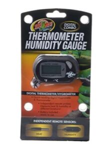 zoo med labs digital thermometer humidity gauge
