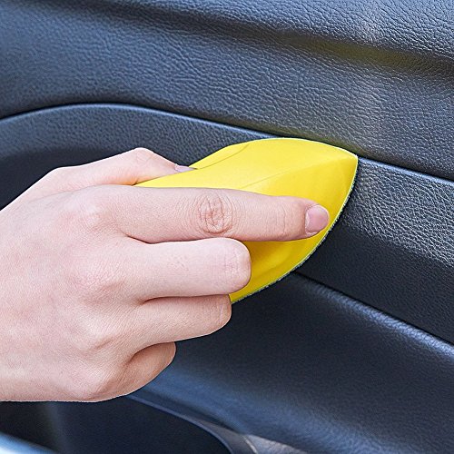 JSCARLIFE Leather Car Seat Brush Scratch-Free Nanometer Cleaning Brush for Most Leather Furniture Leather Brush for Interior Cleaning