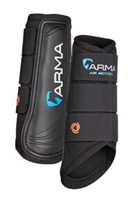 shires arma air motion brushing boots (black, full)