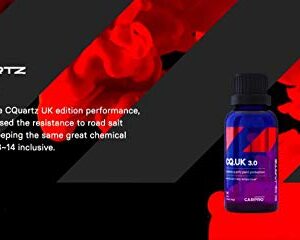 CARPRO CQUARTZ UK 3.0_30ml Kit w/Reload - Ceramic Coating Finish, Quartz Based Nanotechnology, Bonds to Paint, Glass, Metal and Plastic