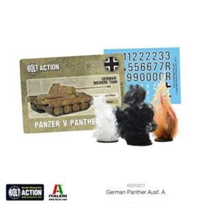 Bolt Action Panther AUSF A Medium Tank 1:56 WWII Military Wargaming Plastic Model Kit