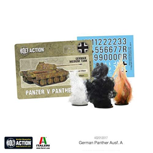 Bolt Action Panther AUSF A Medium Tank 1:56 WWII Military Wargaming Plastic Model Kit