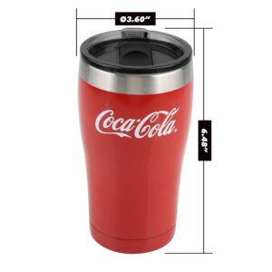 Coca-Cola Stainless Steel Tumbler, Red, 12 Ounces, 84-843