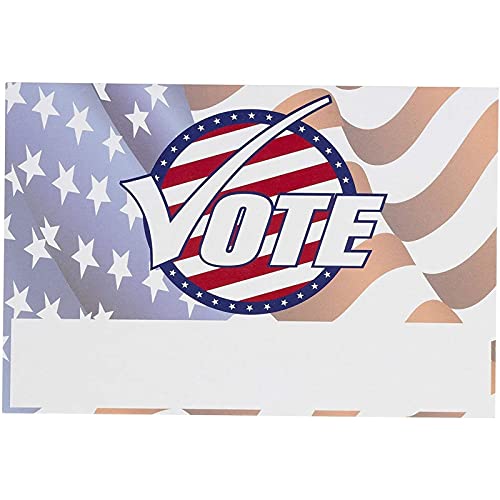 120 Pack Vote Postcards for Election Day, Patriotic Designs for Voting Campaign, 4x6