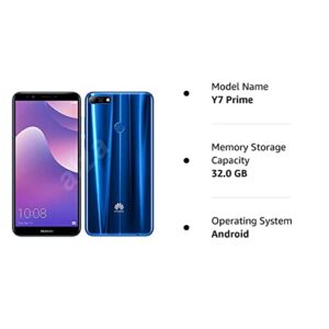 Huawei Y7 Prime 2018 4G LTE 32GB Dual Sim Factory Unlocked (LTE USA Latin Carribean) Desbloqueado