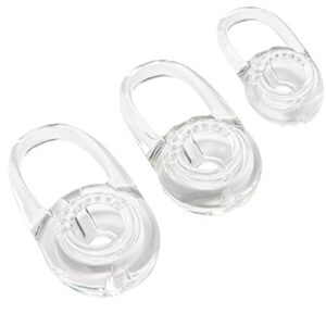 6 Pack Clear Earbuds EarGels Small Medium Large for Discovery 925 975 Wireless Bluetooth Headset Ear Gel Bud Tip Gels Buds Tips Eargel Eartip Earbuds Silicon Headset Replacement (Clear)