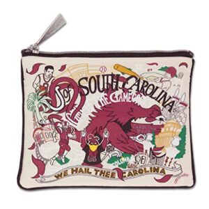 catstudio university of south carolina collegiate zipper pouch purse | holds your phone, coins, pencils, makeup, dog treats, & tech tools