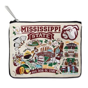 catstudio mississippi state university collegiate zipper pouch purse | holds your phone, coins, pencils, makeup, dog treats, & tech tools