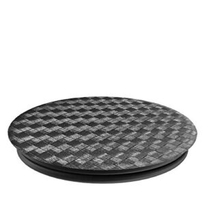 popsockets: collapsible grip & stand for phones and tablets - carbonite weave