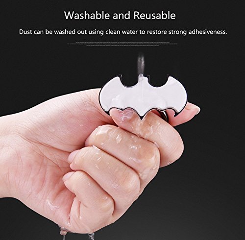 AccessoryHappy Batman Finger Ring Stand, Cartoon Ring Holder 360° Rotation Cell Phone Stent Holder Grip Kickstand Compatible with iPhone 7 7 Plus iPhone 8 8 Plus 6S Galaxy S6 S7 S8 (Pink)