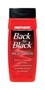 mothers back-to-black plastic trim and plastic restorer liquid 12 oz.
