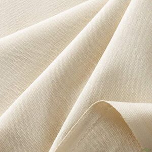 ak trading co. ak trading 63" wide unprimed cotton canvas fabric 7oz natural duck cloth, x 1 yard