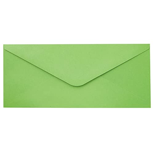 200 Pack Bulk #10 Green Envelopes with Gummed Seal, Business Size for Invitations, Mailing Letters, Checks, Greeting Cards (4-1/8 x 9-1/2 In)