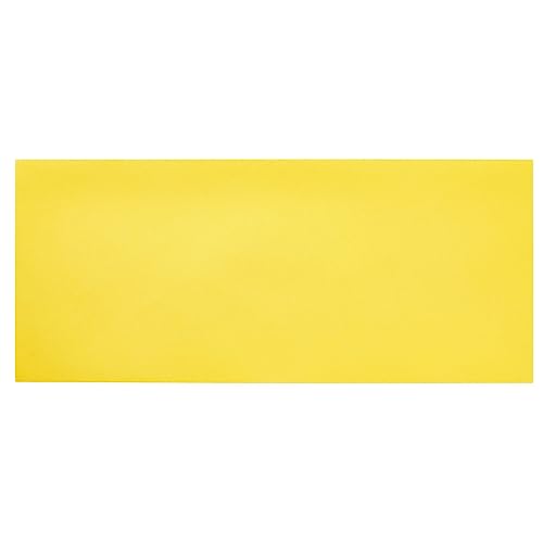 200 Pack #10 Yellow Envelopes Bulk with Gummed Seal for Party Invitation Cards, Mailing Business Letters, Checks (4 1/8 x 9 1/2)