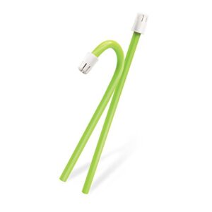 beesure be201 saliva ejectors, disposable, green with white tip (pack of 100)