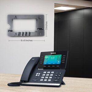 Yealink Wall Mount Bracket for Yealink T48 IP Phones Series, Global Teck Bundle with GTW Microfiber Cloth - Compatible with Yealink SIP-T48S, SIP-T48G, SIP-T48U IP Phone Models