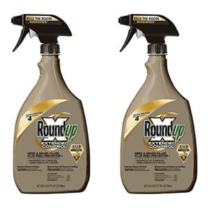 Roundup 5107300 Extended Control Weed and Grass Killer Plus Weed Preventer II Ready-to-Use Trigger Spray, 24-Ounce (2 Pack(24 oz bottles))