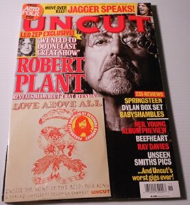 uncut magazine(uk publication) issue 126 november 2007**with cd**(robert plant of led zeppelin on cover)[single issue magazine]***wear on cover, corners and spine***