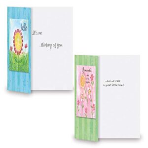 Current In This Together Friendship Greeting Cards Value Pack - Set of 16 (8 designs) Large 5 x 7 cards, Sentiments Inside, Thinking of You Cards, Envelopes Included