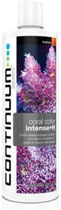 continuum aquatics coral color intense h - time released halogen supplement for coloration of corals in marine reef aquariums, 250 ml