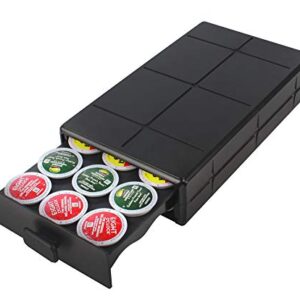 EVERIE Coffee Pod Holder Drawer Compatible with Keurig K Cup Pods (Holds 18 Pods)