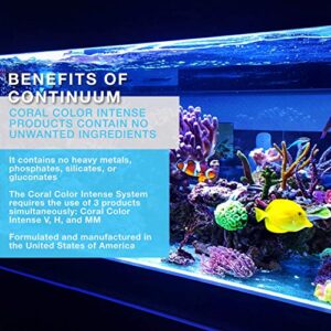 Continuum Aquatics Coral Color Intense-V, multivitamin complex for the intense coloration of corals in marine reef aquaria, 250ml