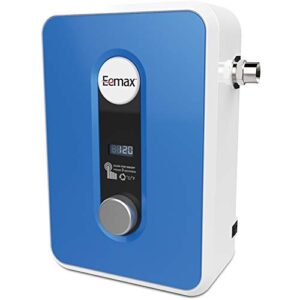 Eemax EEM24013 Electric Tankless Water Heater, Blue