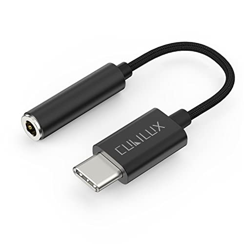 Cubilux USB C Headphone Adapter Compatible with Samsung Galaxy S21+/S20 Note 20/10 5G, Tab S8/S7/S6, Z Fold/Flip 3/2, iPad 10 iPad Pro/Air 5 4/Mini 6, Pixel 7 Pro 6 6a 5 4XL, Type C 3.5mm Audio Dongle