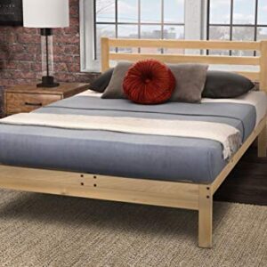 KD Frames Lexington Platform Bed, Queen, Unfinished