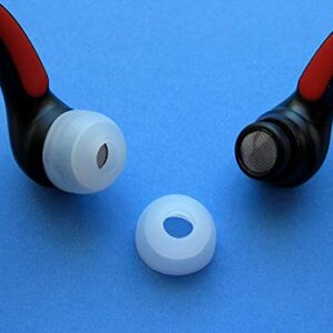 8pcs (CL) Large Size (L) Replacement Adapters Earbuds Eartips Compatible with Motorola S9 S9-HD S10 S10-HD Headphones / Headsets