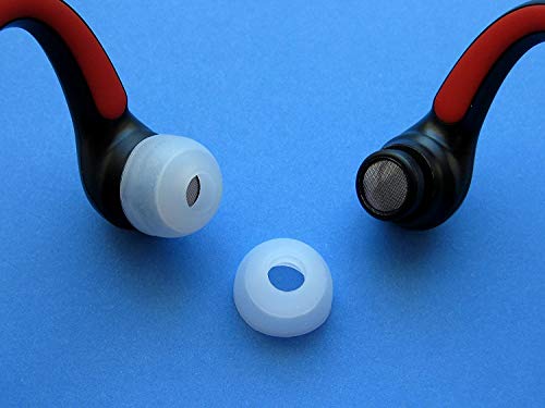 8pcs (CL) Large Size (L) Replacement Adapters Earbuds Eartips Compatible with Motorola S9 S9-HD S10 S10-HD Headphones / Headsets