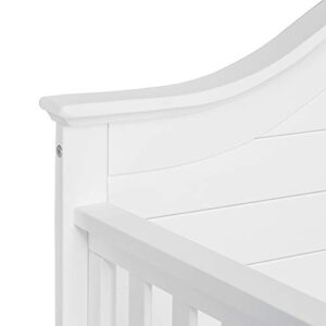 Carter's by DaVinci Nolan 4-in-1 Convertible Crib in White, Greenguard Gold Certified, 1 Count (Pack of 1)