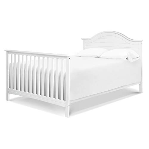 Carter's by DaVinci Nolan 4-in-1 Convertible Crib in White, Greenguard Gold Certified, 1 Count (Pack of 1)