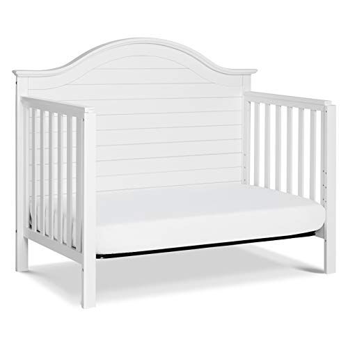 Carter's by DaVinci Nolan 4-in-1 Convertible Crib in White, Greenguard Gold Certified, 1 Count (Pack of 1)