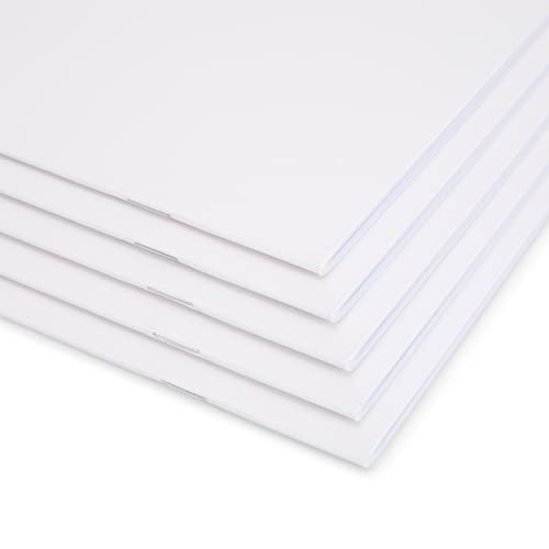 24-Pack Blank Notebooks for Kids, A5 White Notebooks for Writing Stories, Journaling, Scrapbooking, Sketching, Drawing, Travel-Journaling, and Recipes (5.5x8.5 in)