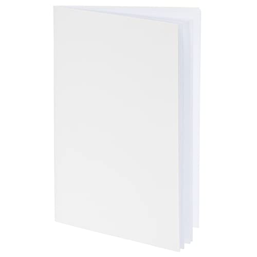 24-Pack Blank Notebooks for Kids, A5 White Notebooks for Writing Stories, Journaling, Scrapbooking, Sketching, Drawing, Travel-Journaling, and Recipes (5.5x8.5 in)