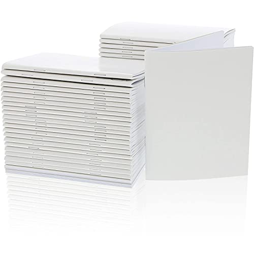 48 Pack Blank Unruled Journal for Writing Projects, Classroom, Student Supplies (4 x 5.5 In)