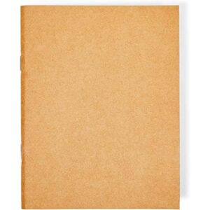 24 Pack Blank Journals Bulk Set, Small Kraft Paper Notebooks, Sketchbooks for Kids, Students to Write Stories (4x6 in)