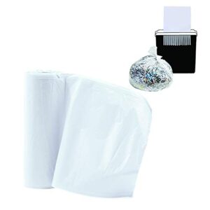 50 paper shredder clear bags - perfect size for most paper shredders up to 15 gallons