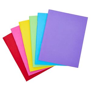 48 Pack Blank Books For Kids To Write Stories, Unlined Pocket Size Notebook Bulk Set, 6 Colors (4.3 x 5.5 In)