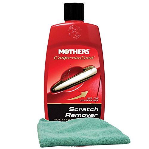 Mothers California Gold Scratch Remover (8 oz.), Bundles with a Microfiber Cloth (2 Items)