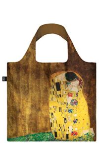loqi gk.ki museum klimt"the kiss" reusable shopping bag