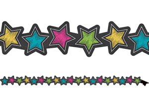 teacher created resources chalkboard brights stars magnetic border