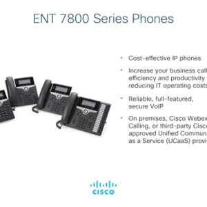 CISCO CP-7841-K9= 7800 series Voip Phone (Renewed)