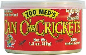 can o mini crickets pet food [set of 2]